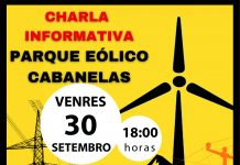Reunión informativa en Meavía sobre o proxecto eólico Cabanelas