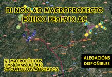 ✊ Di NON ao macroproxecto eólico PEol-913 AC: Participa nas alegacións!