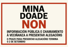 Mina Doade: información pública e chamamento á veciñanza a presentar alegacións